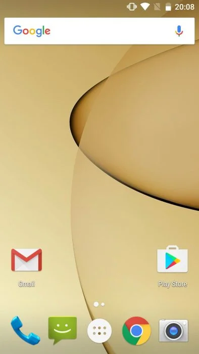 Android 6 home screen