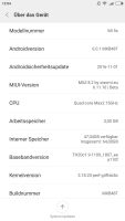 MIUI 8 System-Informationen