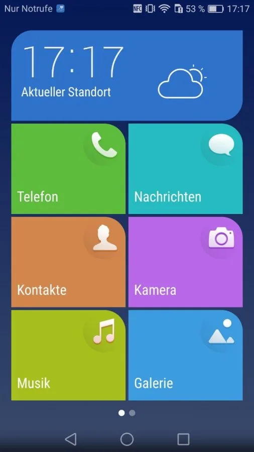 EMUI uživatelské rozhraní Android (1)