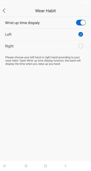 Lenovo app wearing behavior