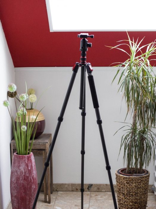 BC Master Camera Tripod extendido (2)