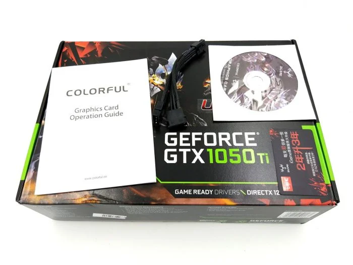 Boîte colorée de GTX 1050 Ti incluse (1)