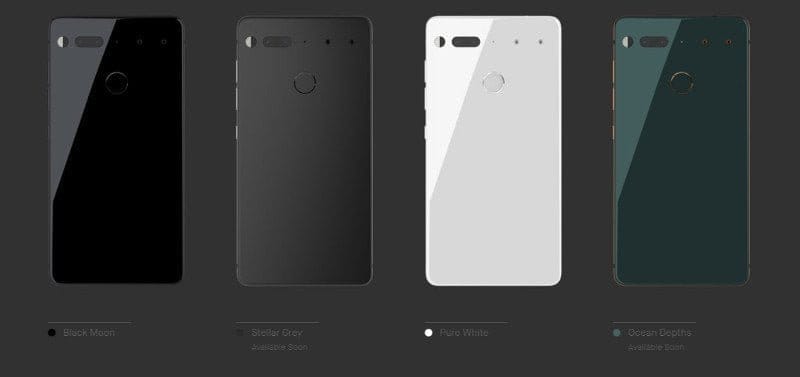 Essential Phone Colors