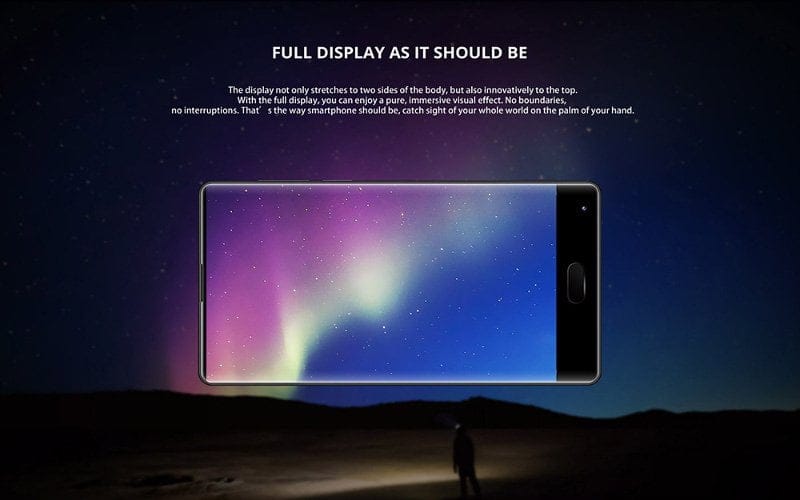 Edge-less display