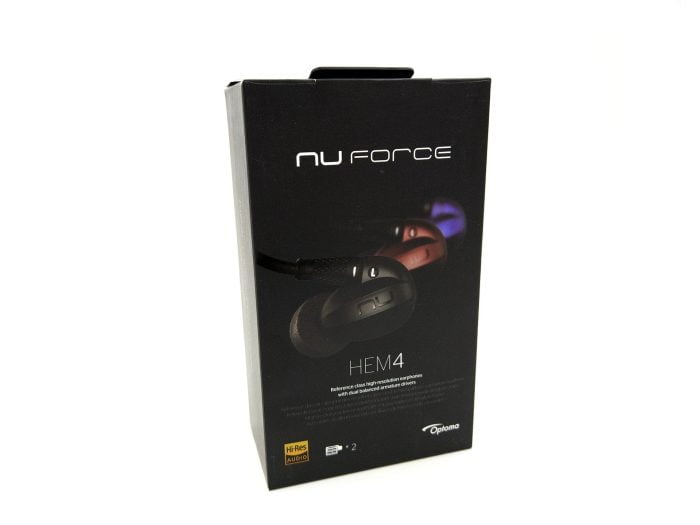 Caixa de HEM4 in-ear