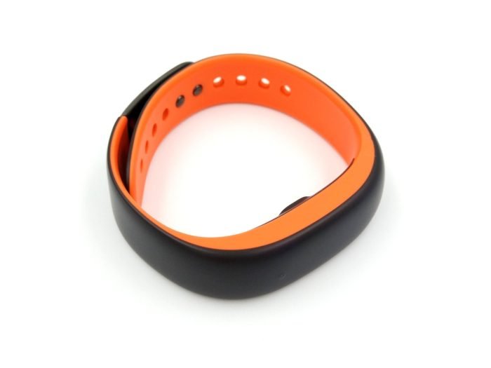 Vue de dessus du bracelet de fitness Lenovo HW02