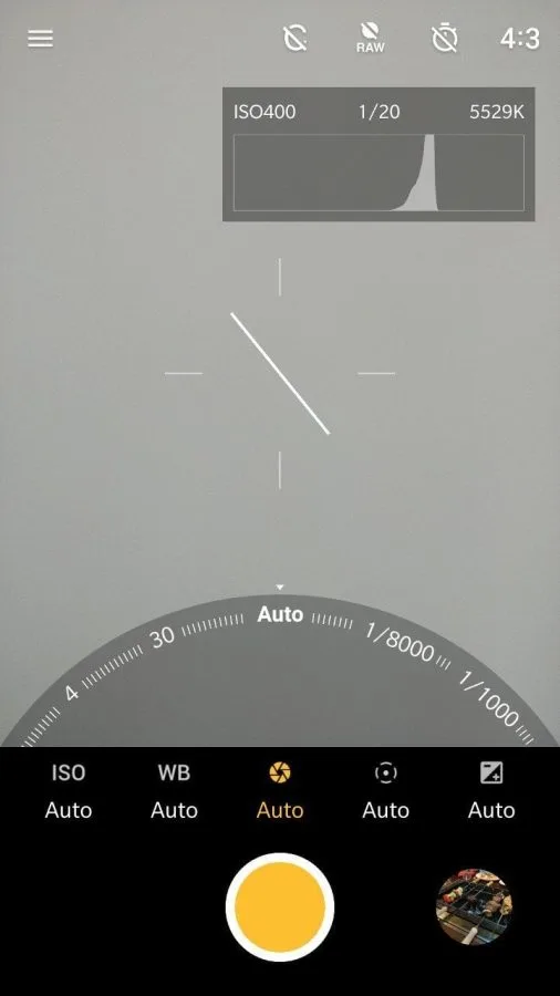 OxygenOS Camera Pro-modus