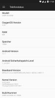 Información del sistema OxygenOS