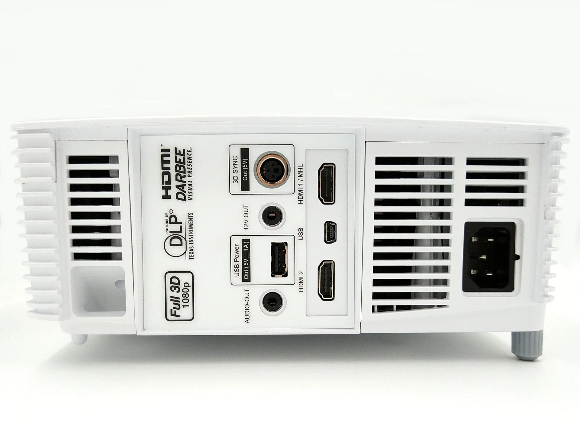 Anschlussmöglichkeiten des Optoma GT1080 Darbee