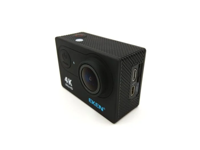 Action Cam front with lens