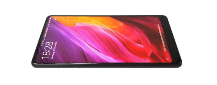 Xiaomi Mi Mix 2 Review - parte frontal con pantalla