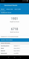 Xiaomi Mi Mix 2 recenze - Geekbench Benchmark