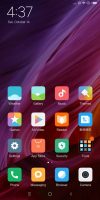 Xiaomi Mi Mix 2 examen - MIUI Homescreen