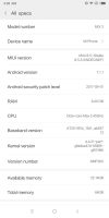 Xiaomi Mi Mix 2 Review - MIUI Specifikationer