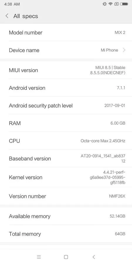 Xiaomi Mi Mix 2 Review - Технические характеристики MIUI