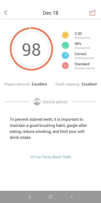 Oclean App - recenze (2)