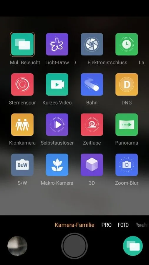 Kamera Effekte