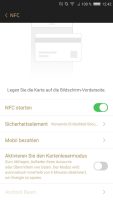 NFC Einstellungen