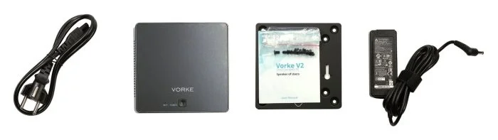 Vorke V2 Plus'ın teslimat kapsamı