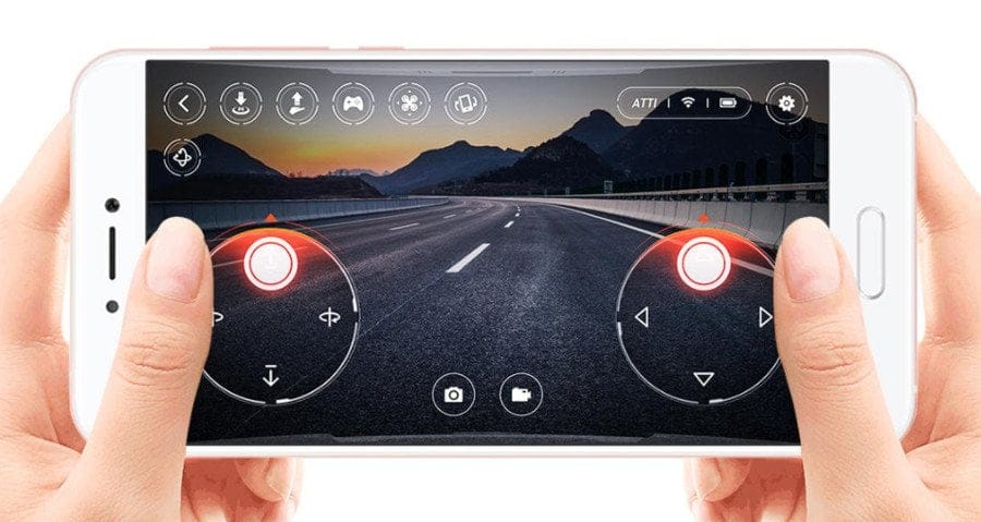 App pro ovládání drone pomocí virtuálních joysticků