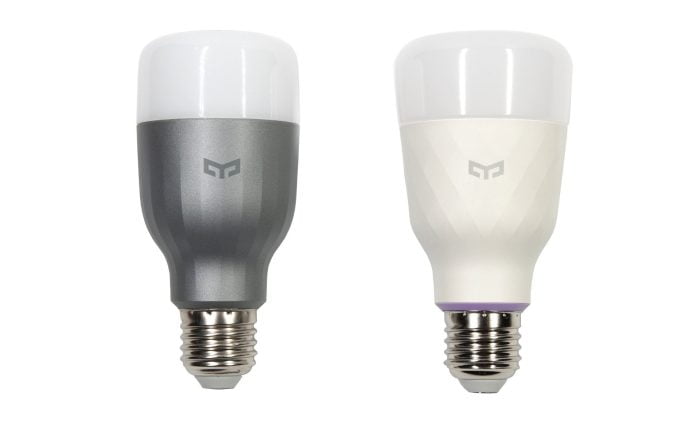 Yeelight version 1 and Yeelight version 2 in comparison