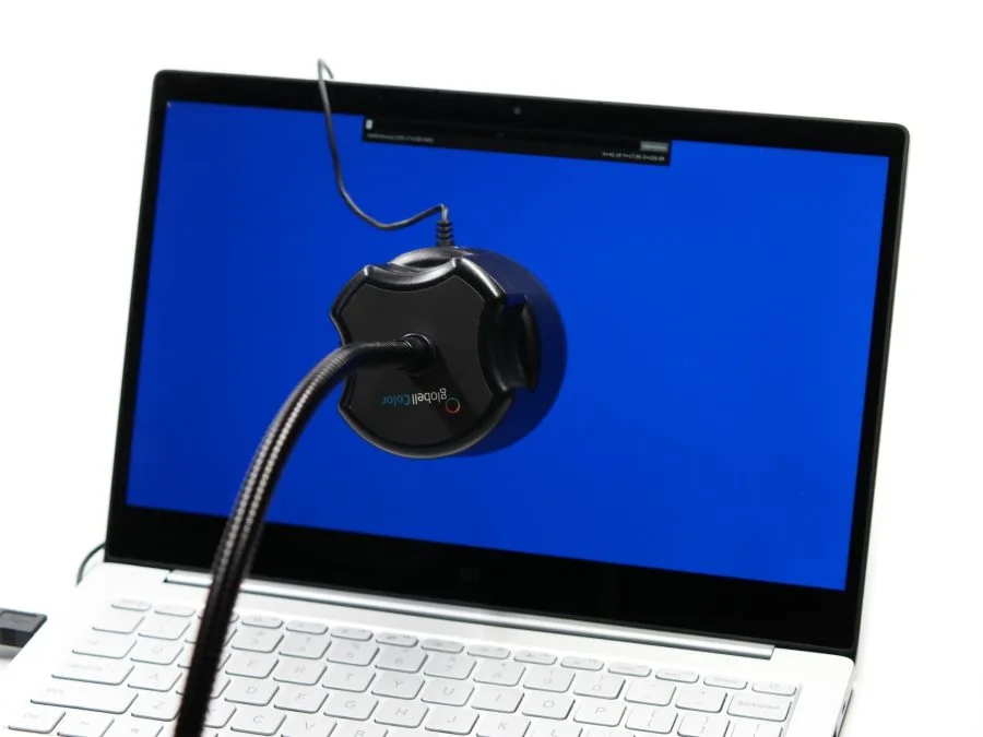 GlobellColor použití kolorimetru s notebookem