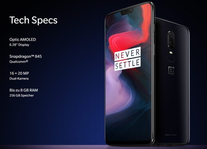 Θέλετε να αγοράσετε το OnePlus 6; Στη σύγκριση των τιμών μας θα βρείτε τη χαμηλότερη εγγυημένη τιμή!