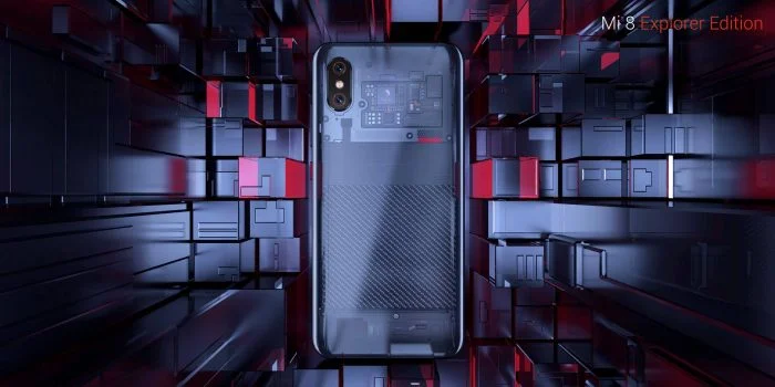 Ο σχεδιασμός του Xiaomi Mi8 Explorer Edition με διαφανή πλάτη