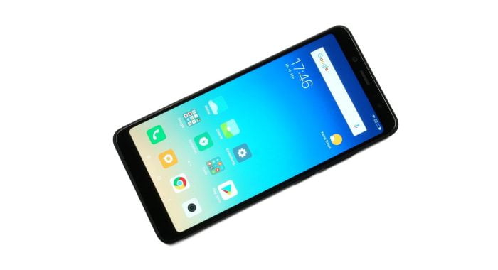 Front of the Xiaomi Redmi Note 5