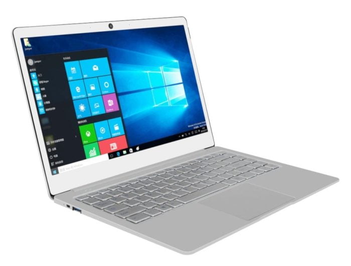 De hoogwaardige aluminium behuizing van de Jumper EZBOOK X4-notebook