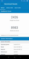 Xiaomi Mi Mix 2S - Banc d'essai benchmark Geek