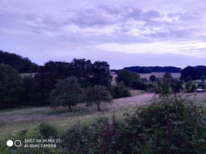 Tourné au coucher du soleil