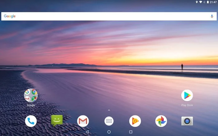 Android 8 uživatelské rozhraní Chuwi Hi9 Air