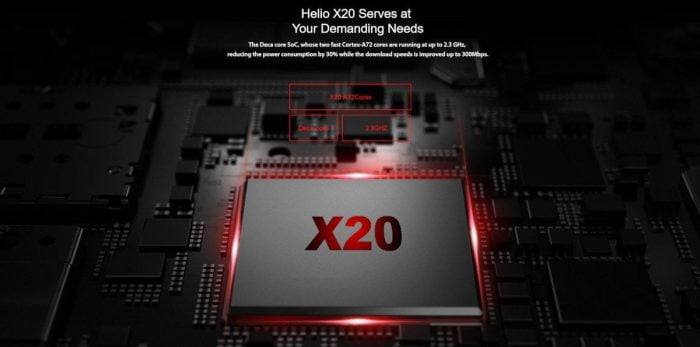 עוצמה הליו X20 SoC