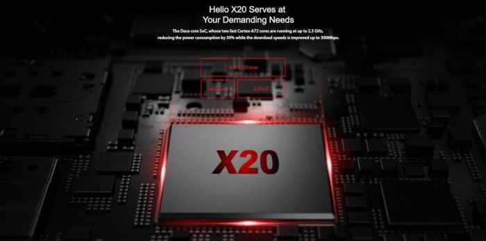 Kraftfuld Helio X20 SoC
