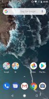 Xiaomi Mi A2 Stock Android Home Screen