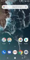 Xiaomi Mi A2 Startscherm voor aandelen van Android