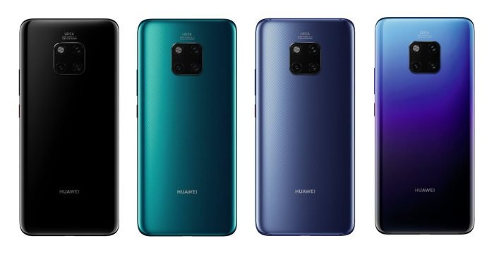 Huawei Mate 20 Pro couleurs