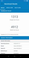 Benchmark do banco do totó de Xiaomi Mi Max 3