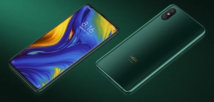 Design du curseur Xiaomi Mi Mix 3