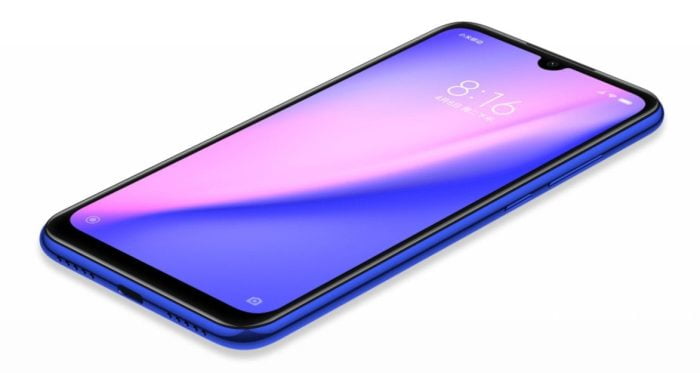 Display og design af Redmi Note 7