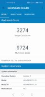 Honra Ver 20 Geekbench