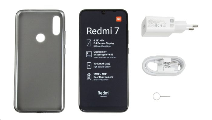 Xiaomi Redmi 7 inkludert