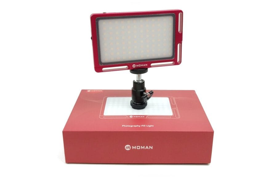Moman video light test 96 LED bi color light