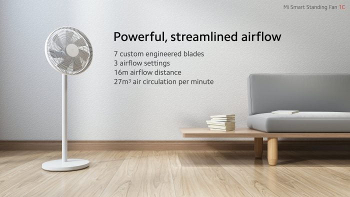 Xiaomi Mi Akıllı Ayaklı Fan 1C fan