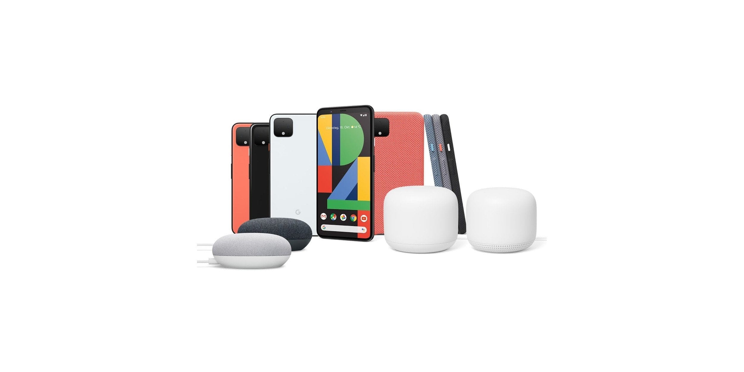 Nouveau matériel Google avec Pixel 4, Nest et Haut-parleur