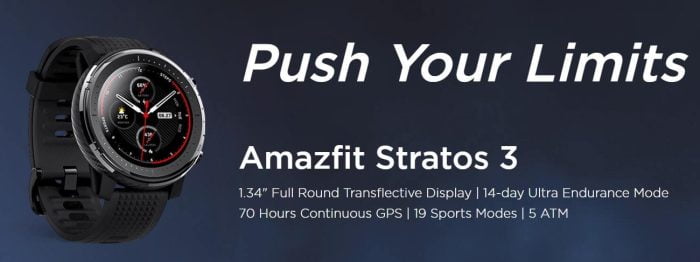 Prueba Amazfit Stratos 3