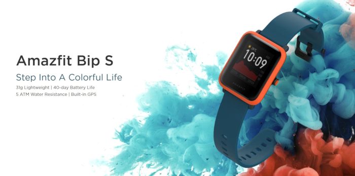 Amazfit Bip S Smartwatch com novas cores e maior autonomia da bateria