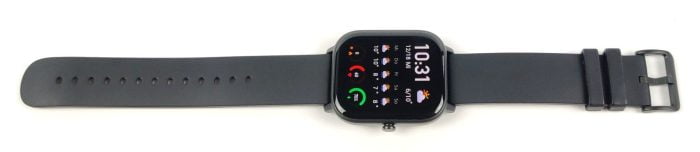 الجزء الأمامي من Amazfit GTS Smartwatch.