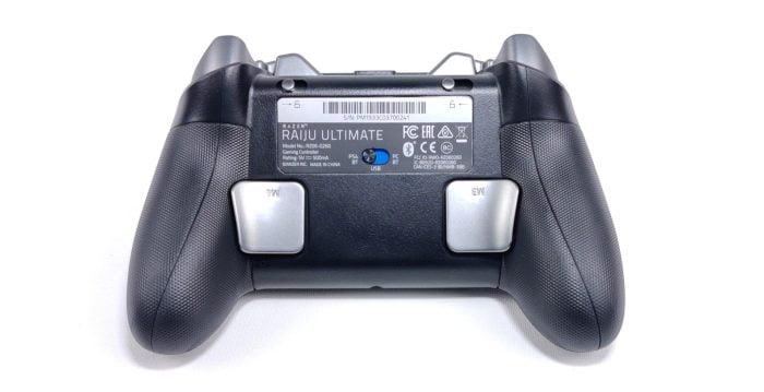 Razer Raiju Ultimate Pro κάτω μέρος του ελεγκτή